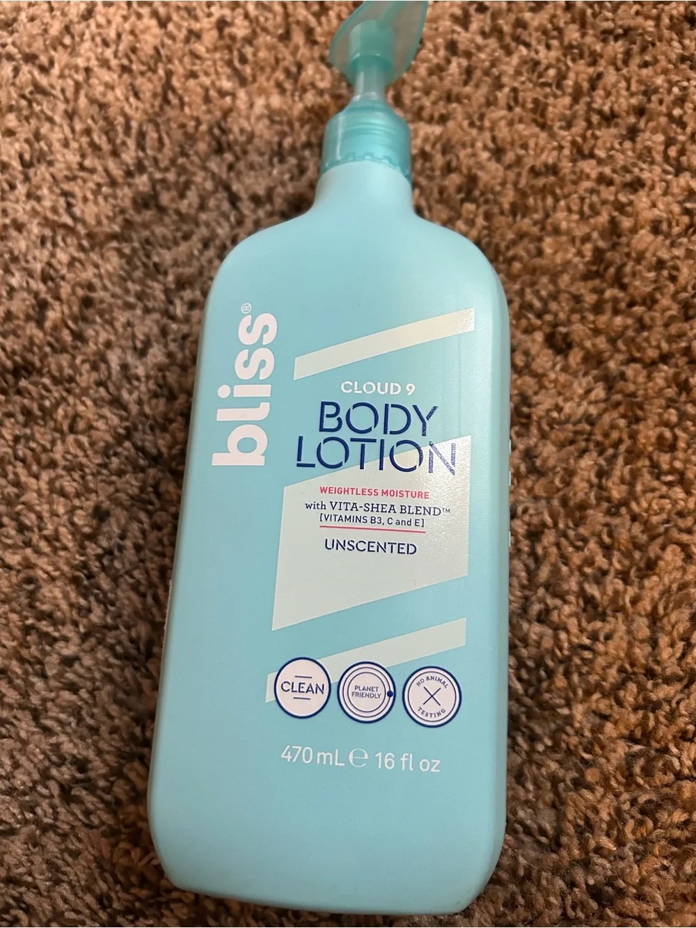 bliss Cloud 9 Unscented Body Lotion - Light Blue